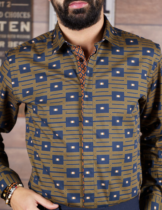 Camisa estampado green