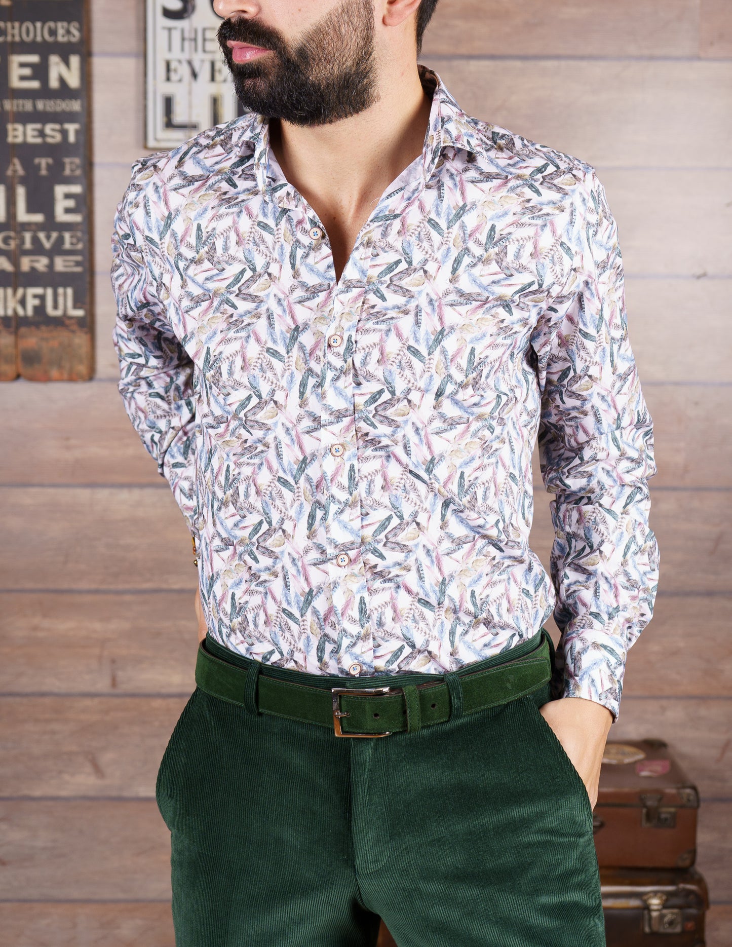 Camisa penas