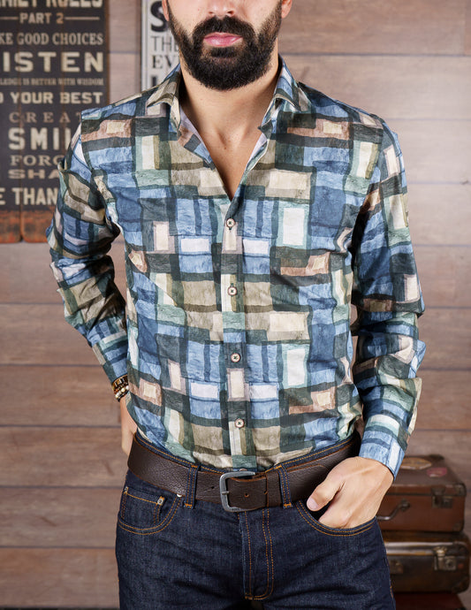 Camisa abstrato