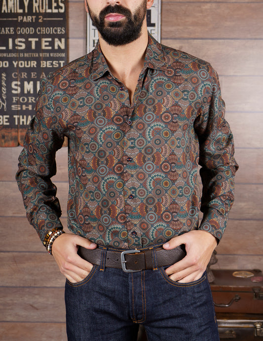 Camisa estampado green