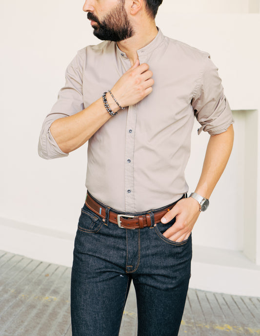 Camisa Taupe