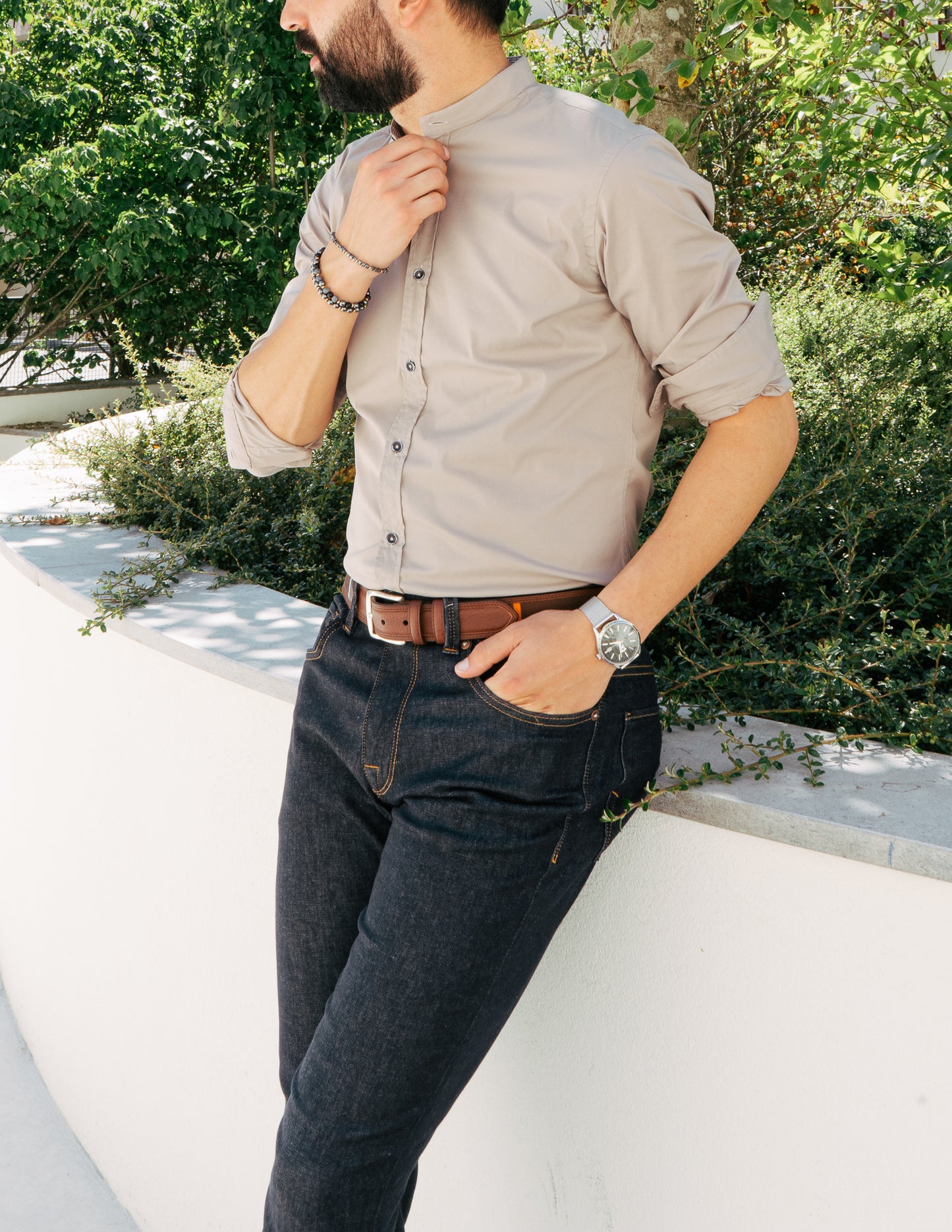 Camisa Taupe