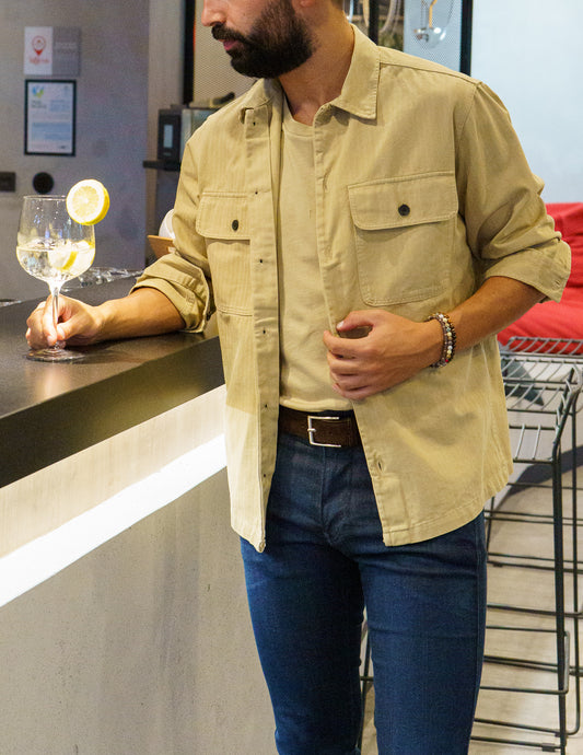 Camisa - Overshirt Bege