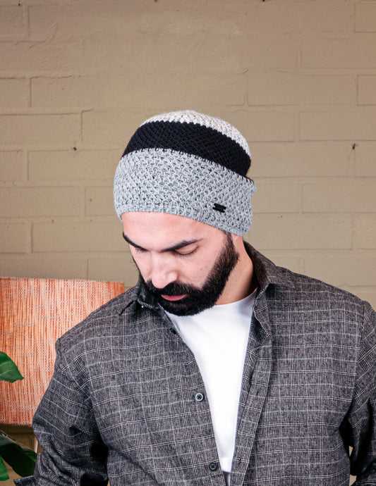 Gorro Cinza/ Preto