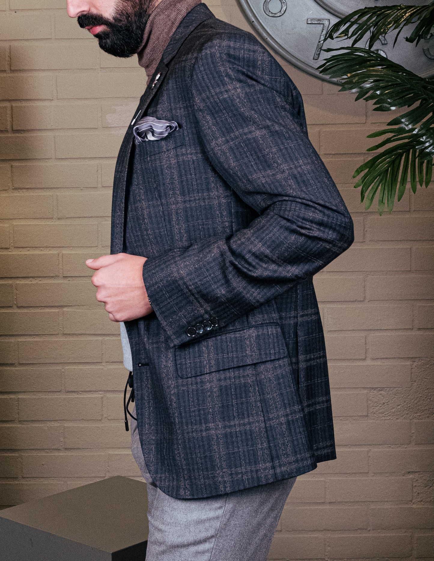 Blazer Xadrez Hugo Boss
