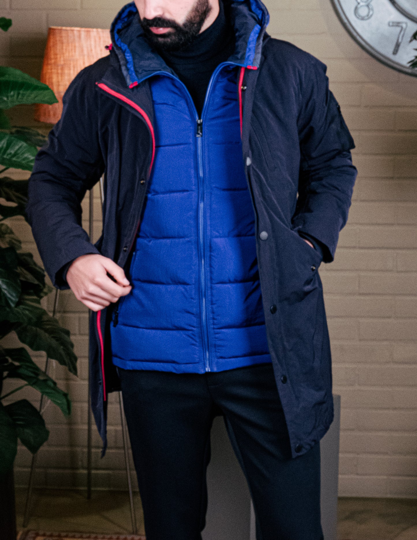 Parka Marinho