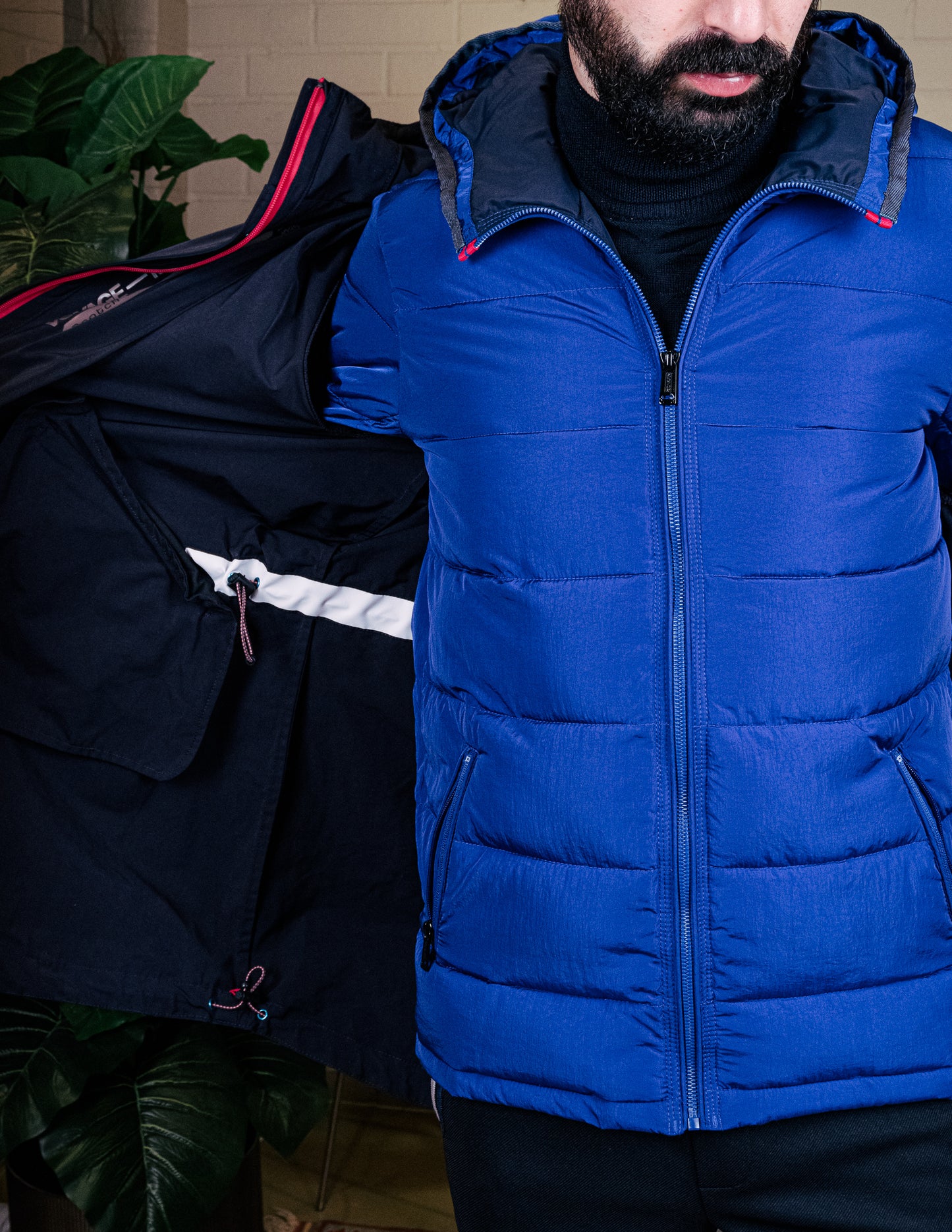 Parka Marinho