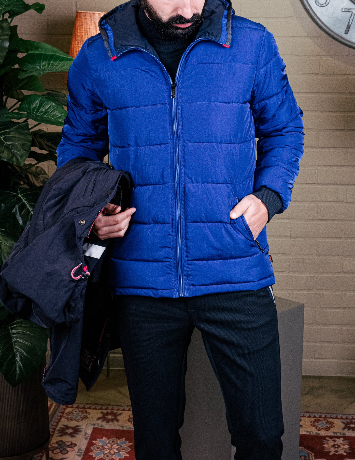 Parka Marinho
