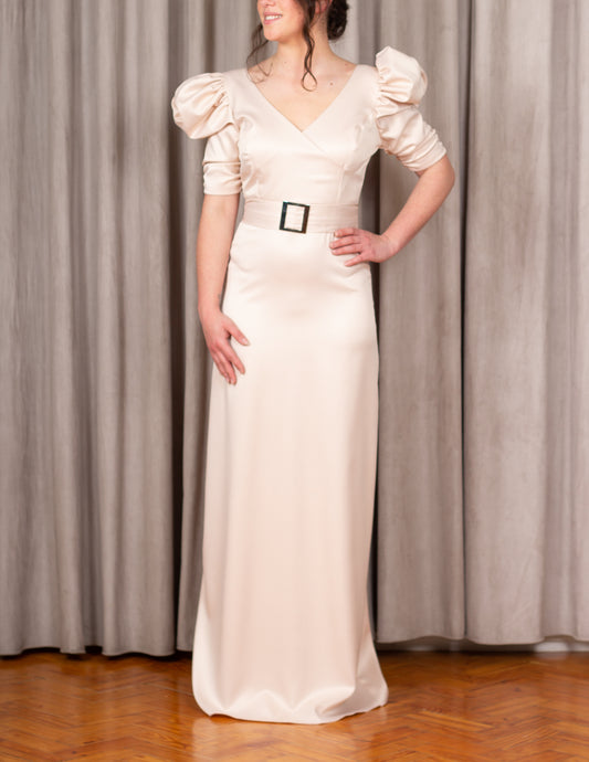 Vestido Manga de Fada Nude